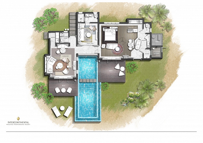 Two-Bedroom Family Beach Pool Villa