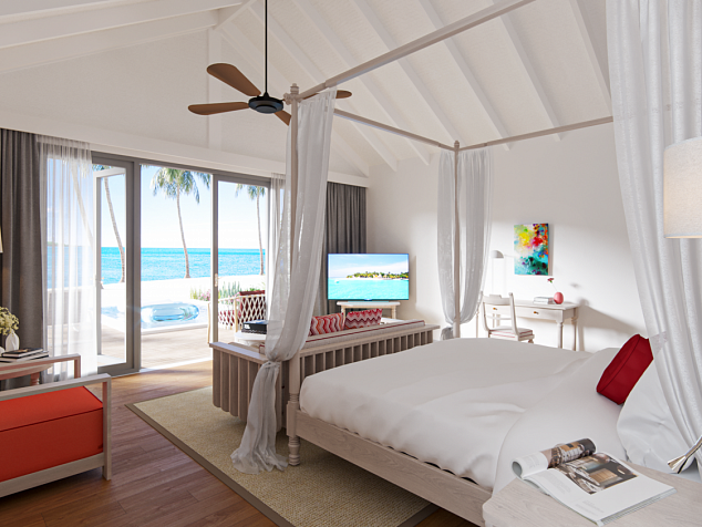 Two Bedroom Family Beach Villa 137 кв м